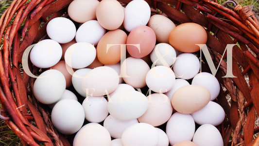 One dozen free range eggs